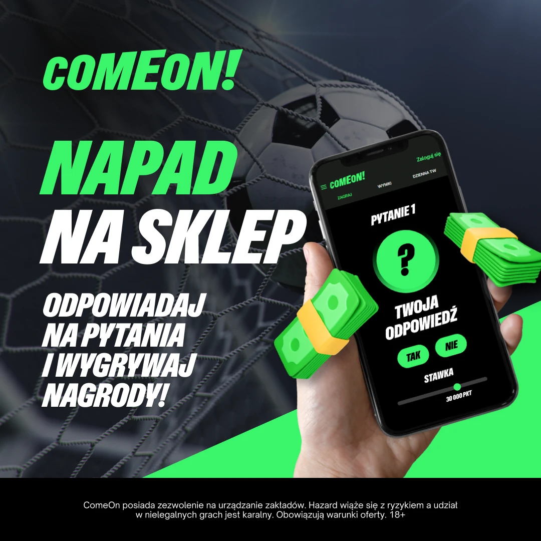 comeon napad na sklep